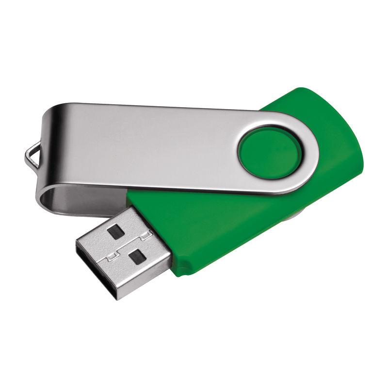 Zöld USB stick model 3