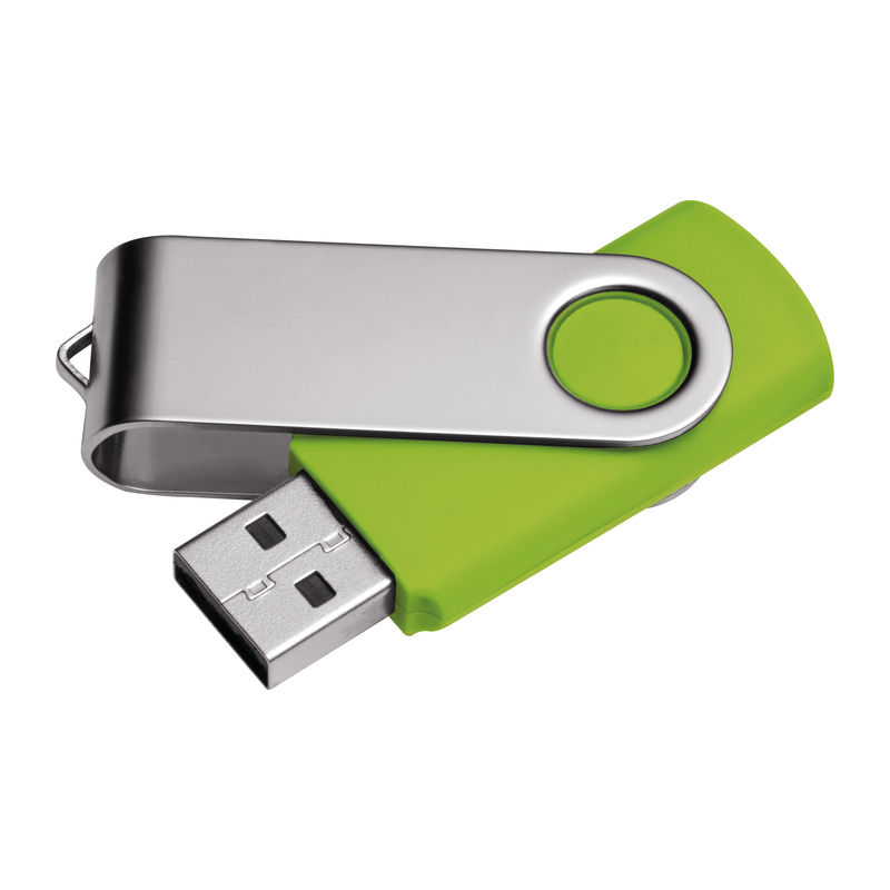 Világosszöld USB Stick Twister 8GB