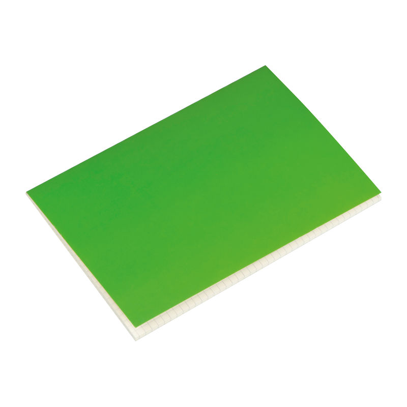 Zöld A5 kockás jegyzetfüzet